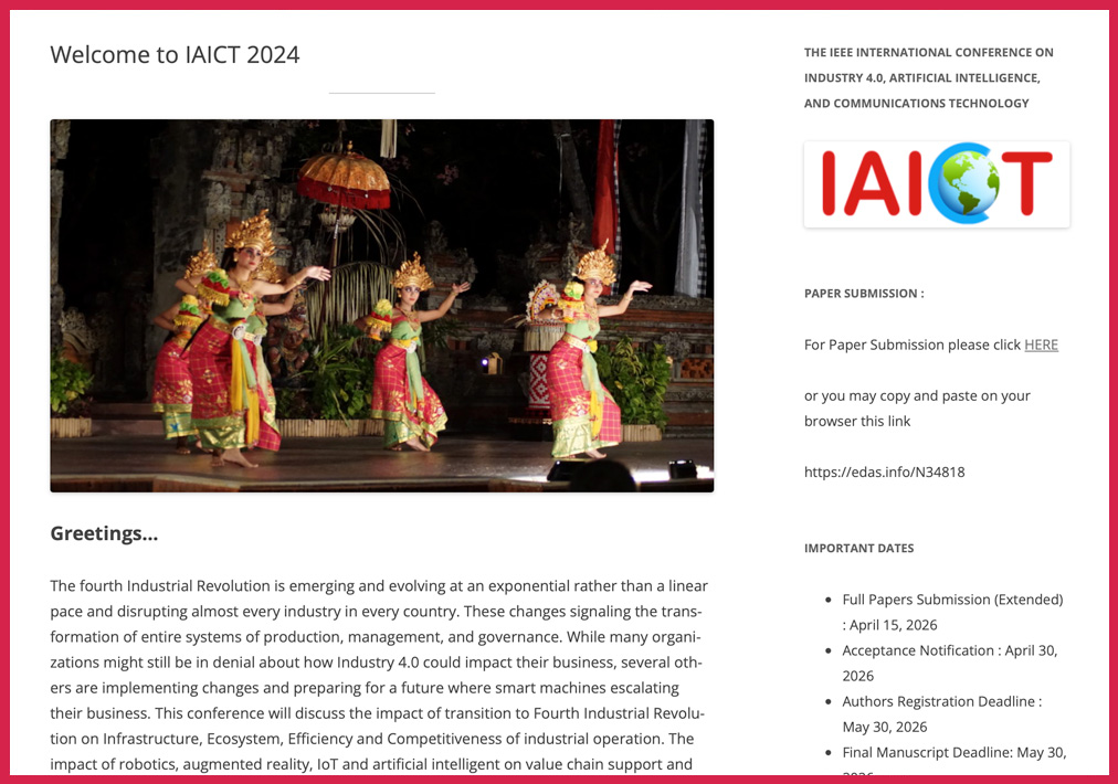 Dr Steve Chan, Presenter at the IEEE International Conference on Industry 4.0, Artificial Intelligence, and Communications Technology (IAICT) 2024